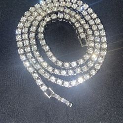 Silver Tennis Chain