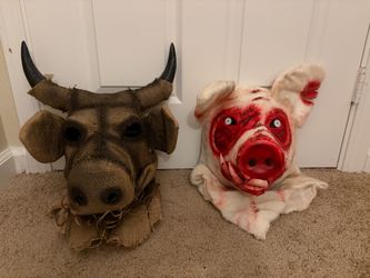 Scary costume heads