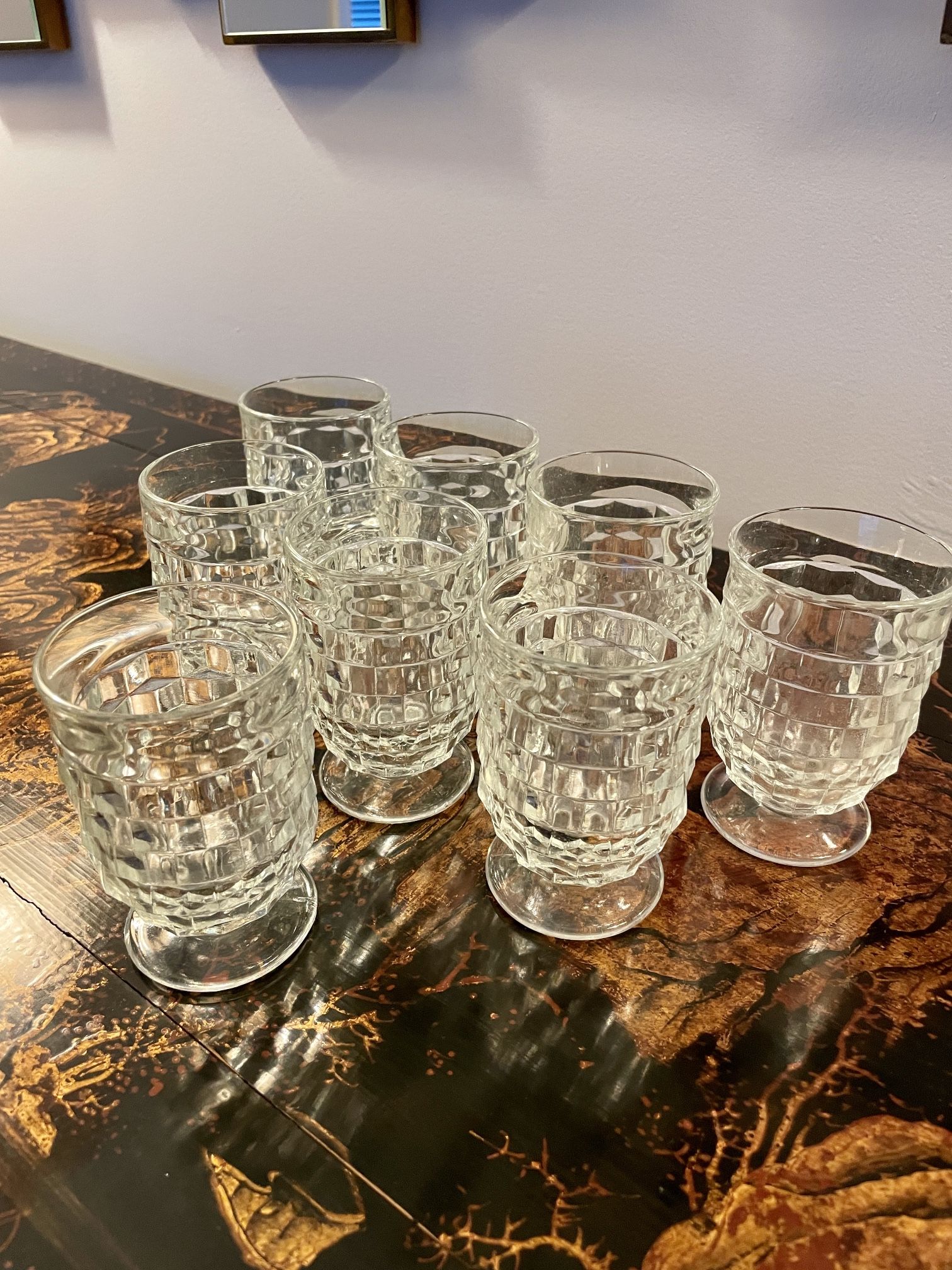 Set of 8 Vintage Whitehall by Colony Juice Glasses