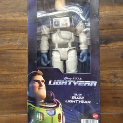 Mattel Disney and Pixar Lightyear 12-in Action Figure, XL-01 Buzz Lightyear with 14 Posable Joints