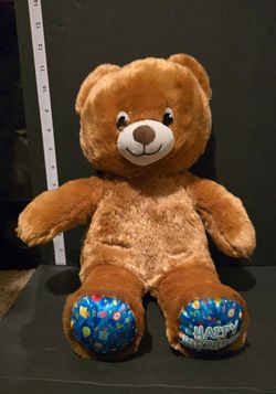 Build-A-Bear Happy Birthday Teddy Bear Plush