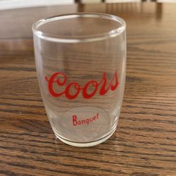 Mini Coors glass