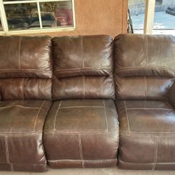 Leather Couch Set / MAKE OFFER