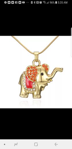 Elephant lovers necklace
