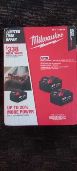 5.0 Milwaukee twin pack