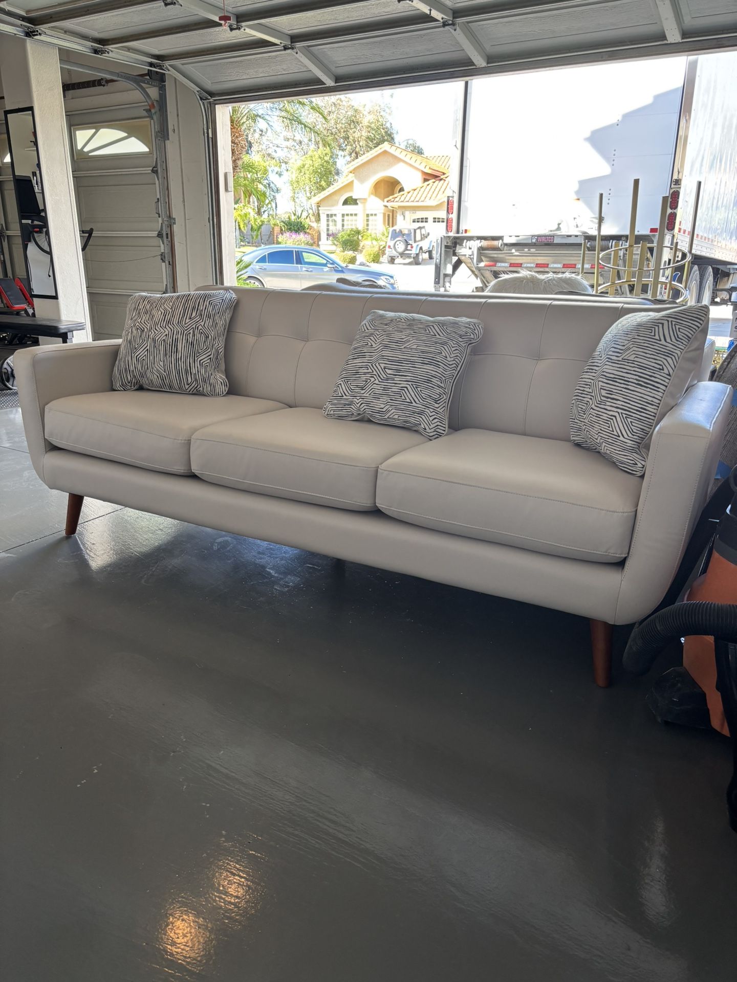 Leather Couch Set