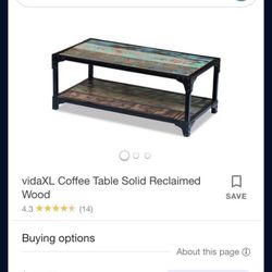 XLVida Reclaimed Wood Tables