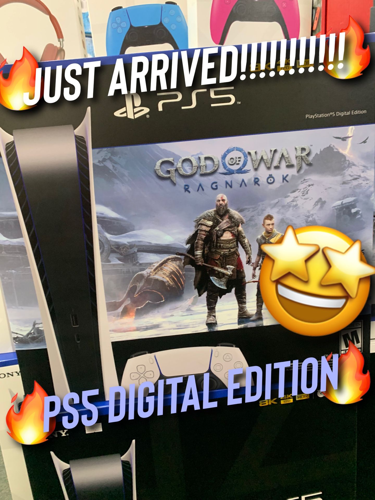 PS5 DIGITAL GOD OF WAR EDITION AVAILABLE NOW!!!!!!!!