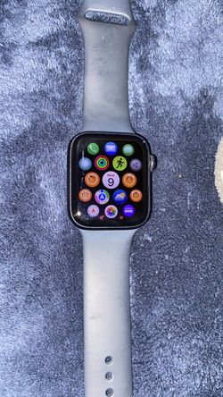Apple Watch with Gray Sport Band
