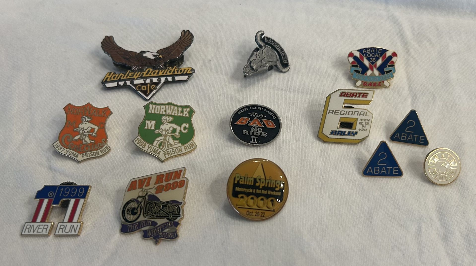 Harley Davidson And Motorcycle Ride Pins