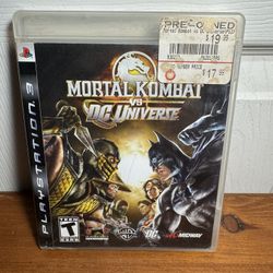 Mortal Kombat Vs DC Universe