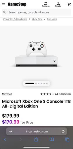 Xbox One S Digital