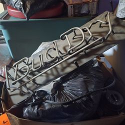 Bud Dry Neon Sign Vintage
