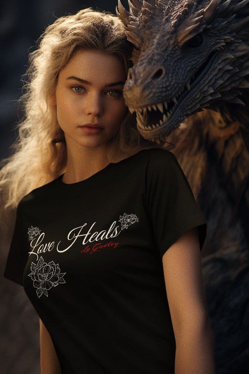 Love Heals Women's T Shirt Branded By: LO Godley
