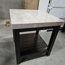 Warehouse Clearance Sale! Brand New Marble Top End Table