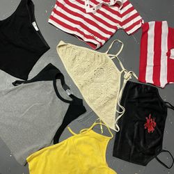 90s Crop Top And Halter Tops
