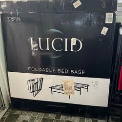 Foldable Twin Metal Bed Base 