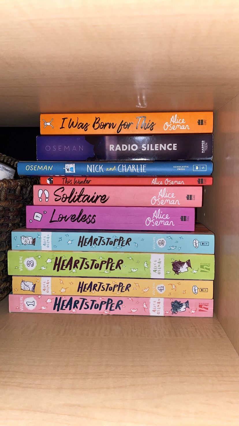 HEARTSTOPPER 4 VOLUMES AND 5 ALICE OSEMAN BOOKS