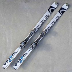 Salomon L160 Verse 5W 160cm all mountain skis with Rossignol Axium 100 adjustable bindings