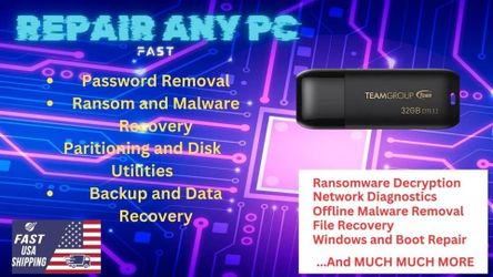 Repairs For Any Computer Laptop Or Desktop USB Tool