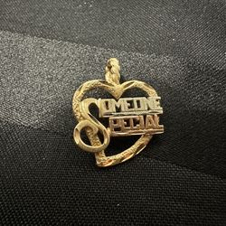 14K Gold "Someone Special" Heart Pendant
