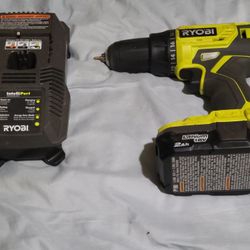 Ryobi Drill, Battery, And Charger 70/obo