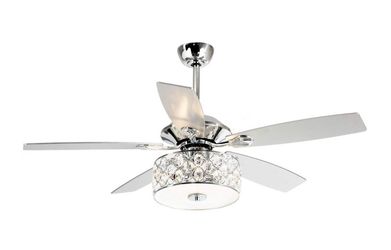 52" Indoor Crystal Chandelier With light And Remote Control
