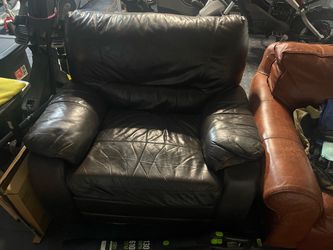 FREE. Dark Brown Leather Armchair