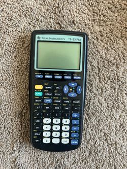 TI 83 Plus Graphing Calculator