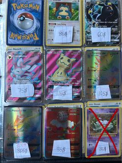 * DONT BUY * Selling valuable pokemon cards