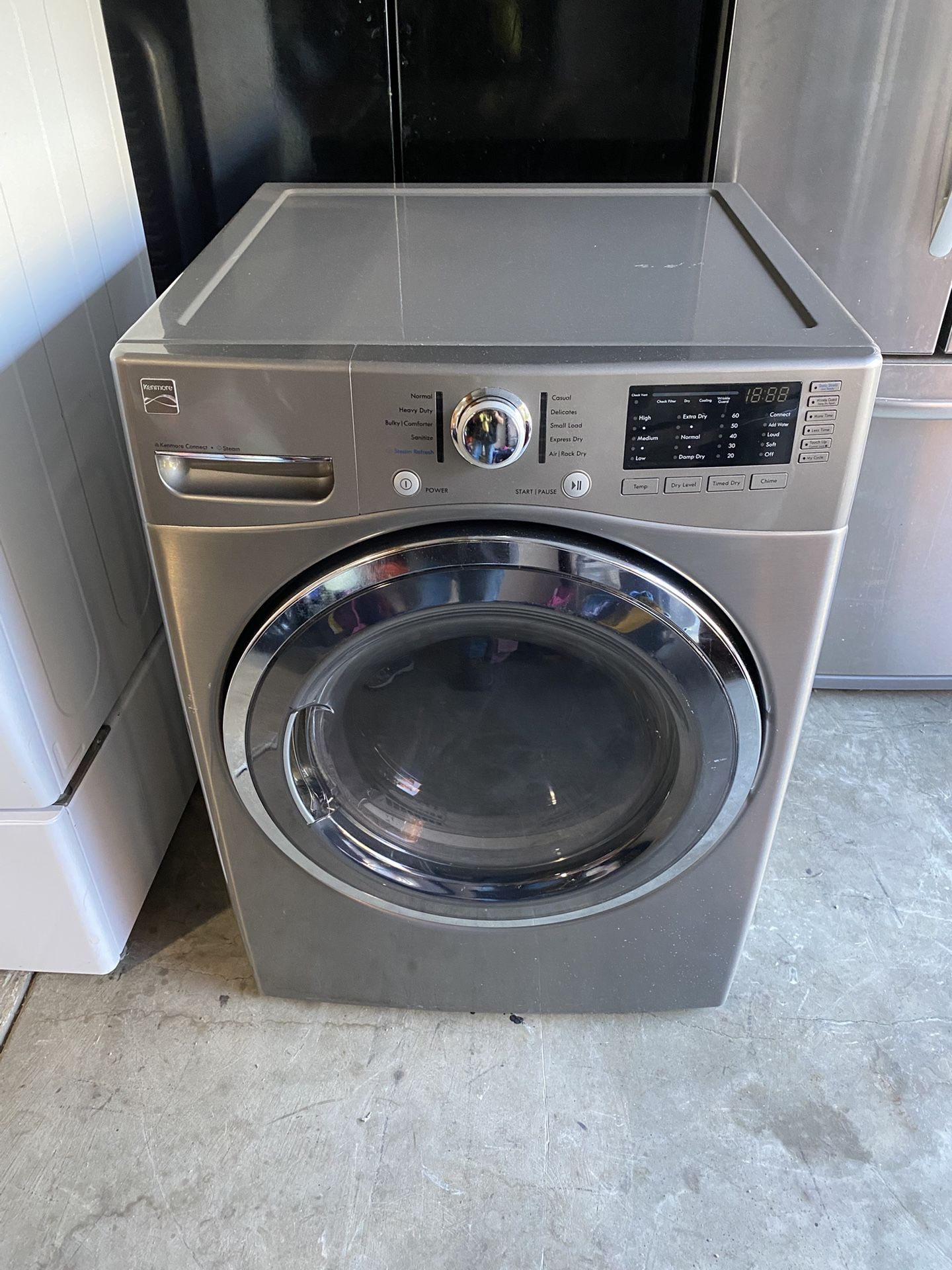 Kenmore Electric Dryer With Steam Care