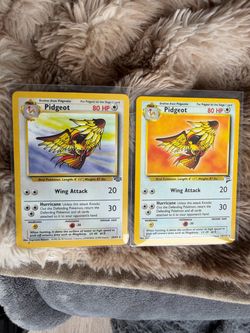 2000 Pokémon Base Set 2 Pidgeot #14 – Possible Missing Holofoil Error – $599