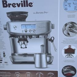 Breville Barista Pro Espresso machine - Stainless steel  BRAND NEW UNOPENED