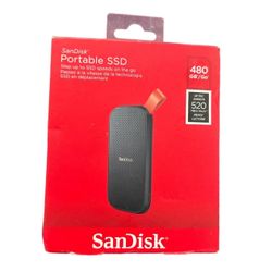 SanDisk SDSSDE30-480G-AW25 480GB Portable SSD, Black