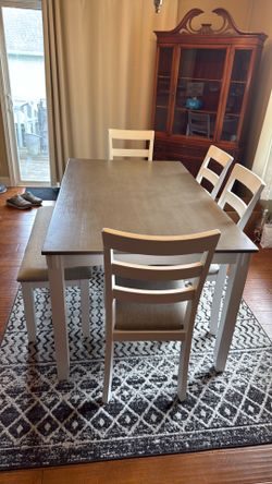 New kitchen table set already put together we are moving only been used 1 time