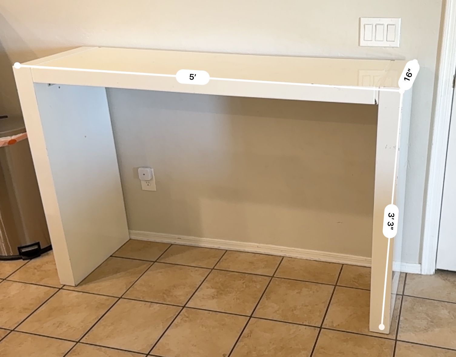 Bar Height Console Table
