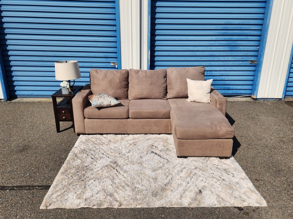 Sofa Couch With Reversible Chaise FREE DELIVERY