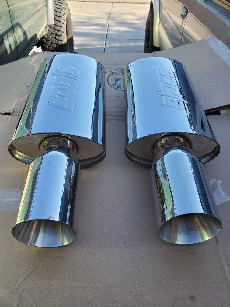 (2) Borla Thumper Mufflers