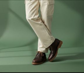 J.Crew Kenton Goodyear Welted Leather Chukka Boots Mens 9.5 Commando Lug Sole