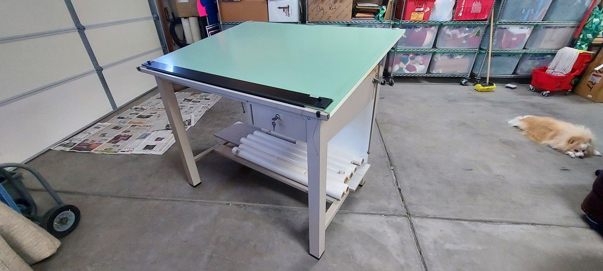 DRAFTING TABLE w/Lots of Extras