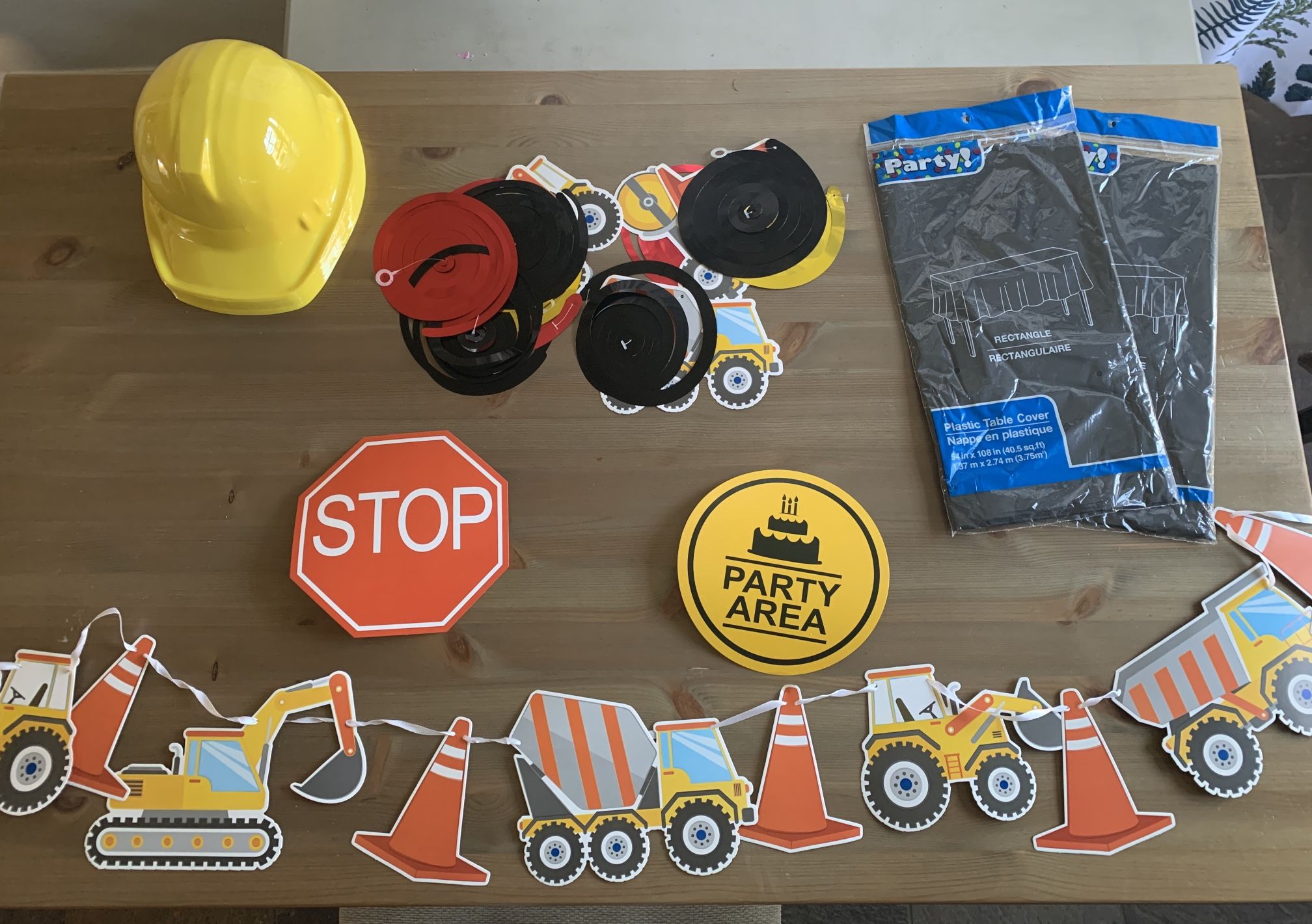 Construction Party Supplies