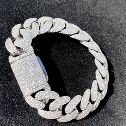 Moissanite Cuban Bracelet