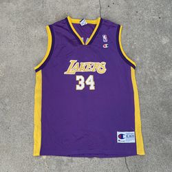 Vintage Shaquille O’Neal Lakers Champion Jersey 