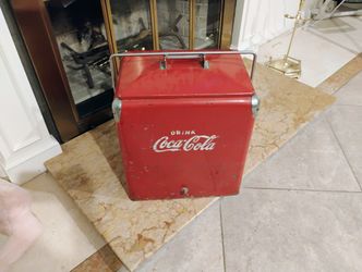 Vintage Coca Cola Picnic Ice Chest
