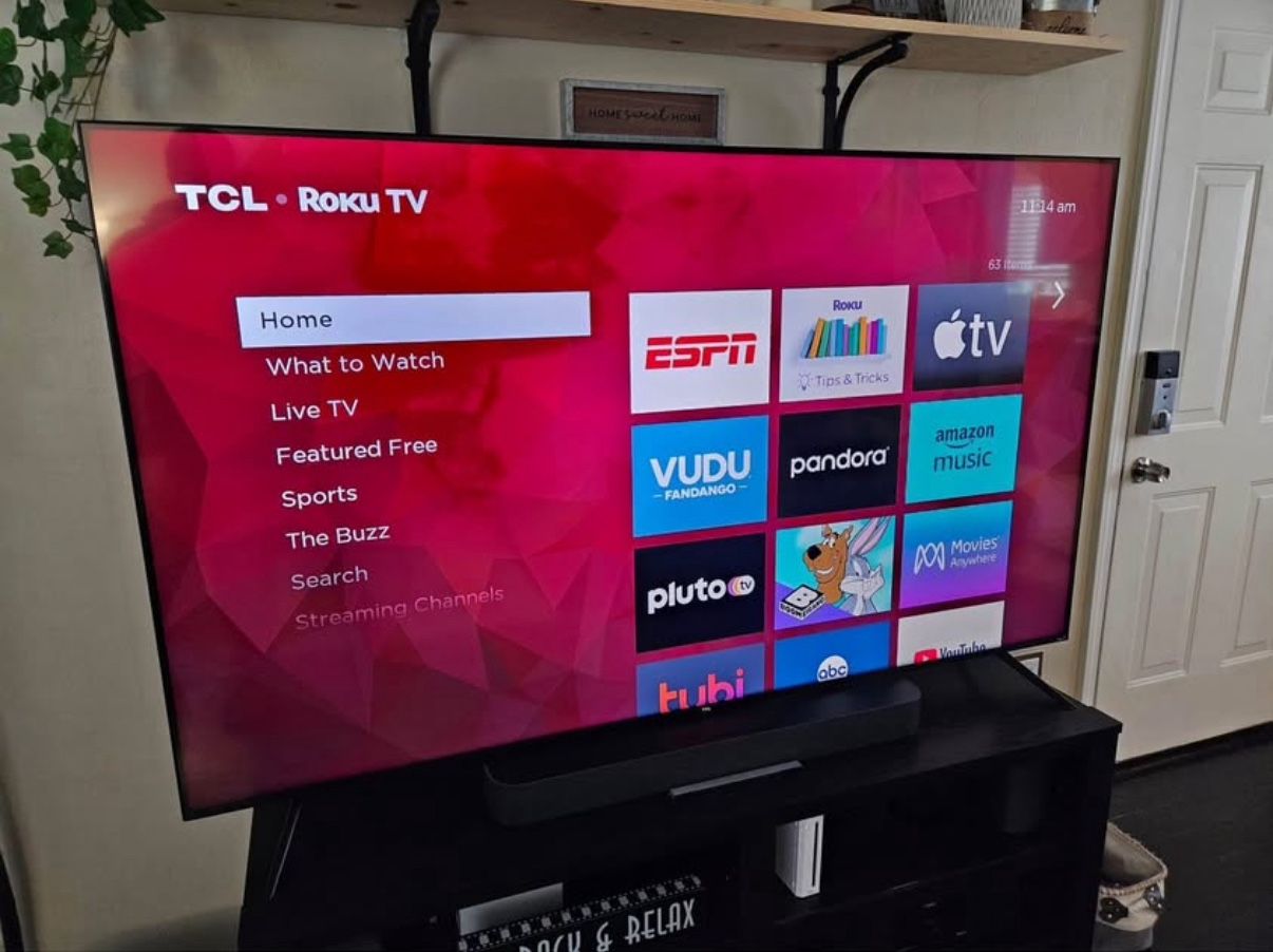 TCL 75" 5-Series 4K UHD QLED Dolby Vision Dolby Atmos HDR Smart Roku TV