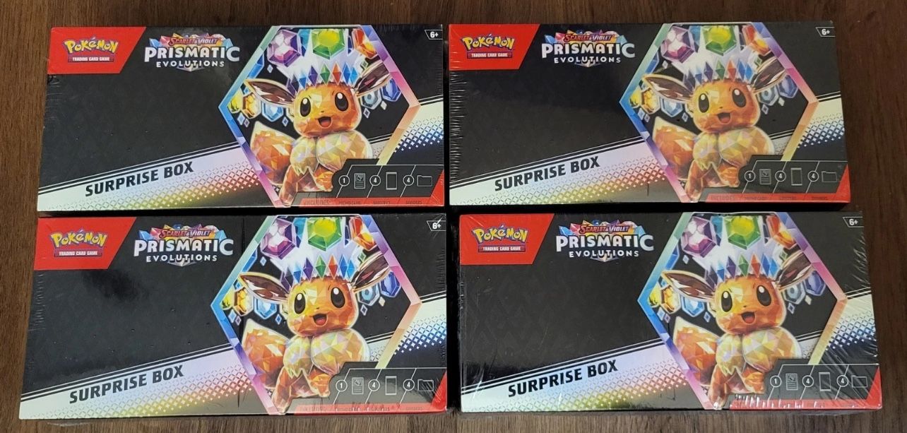 Pokemon Prismatic Evolutions Surprise Boxes 