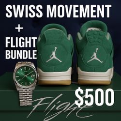 Collector’s Combo 💚 Swiss Timepiece + Flight Kicks