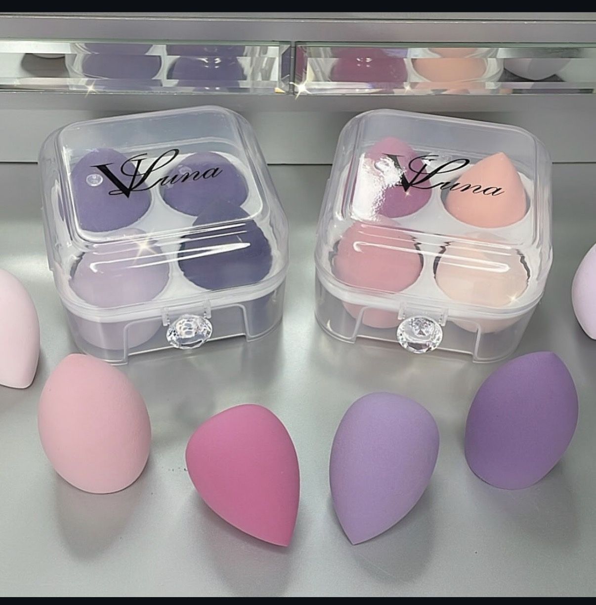 Four Piece Make Up Sponges
