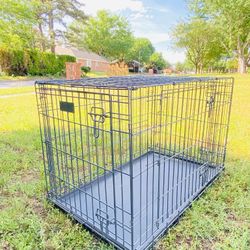 Large 3 Door Dog Crate , 36”L x  22”W x 24”H 