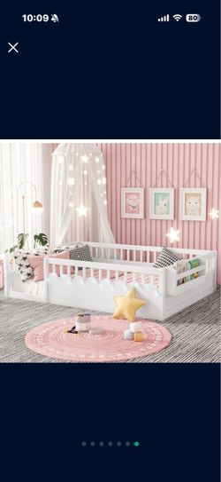 Kids floor bed